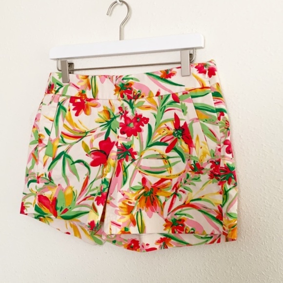 J. Crew Factory Chino Tropical Floral Shorts - Picture 3 of 5